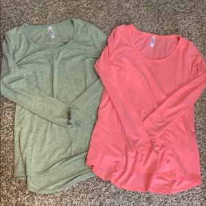 Bundle of Two Lularoe Lynnae Tops